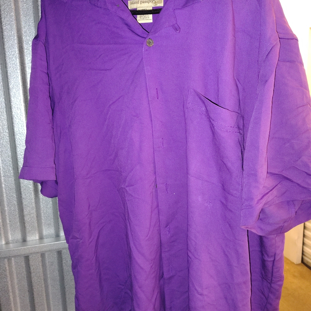 Passport Purple Men's Polo Shirt